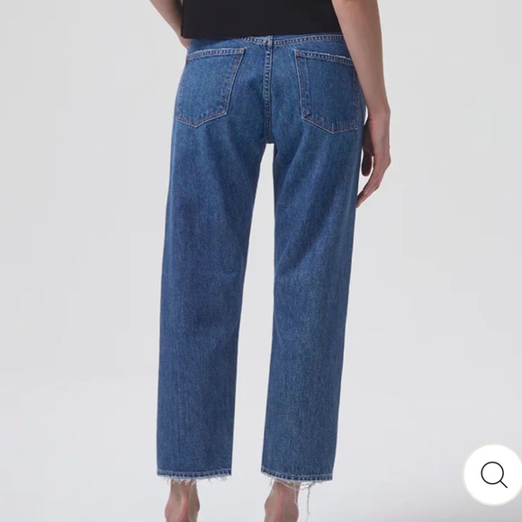 AGOLDE PARKER JEANS SURREAL Blue Ankle Cropped denim NWT 30 - Picture 3 of 9